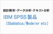 統計解析ソフトウェア IBM SPSS